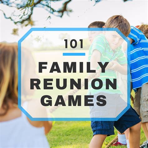 family reunion games|101 Fun Family Reunion Games List .
